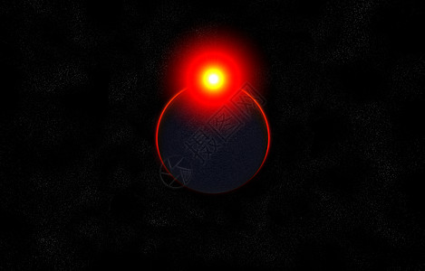 外星世界圆圈宇宙太阳行星曲线物理学新月阳光照明外星人图片