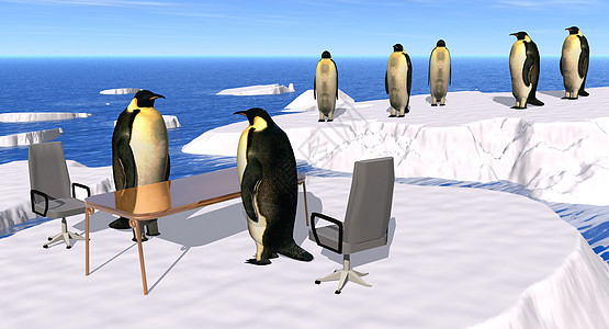 征聘面试领导者员工商业产品插图营销创新职员工作企鹅图片