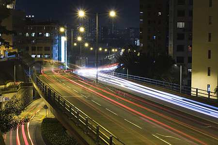 夜间交通桥建筑运动景观速度公共汽车辉光城市戏剧性运输市中心图片