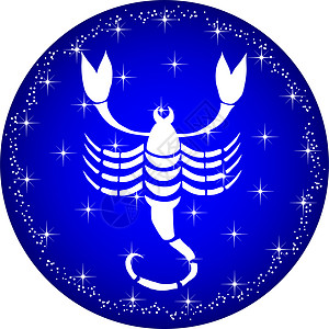 zodiac 按钮天蝎座装饰八字十二生肖网页风格圆形插图星座网站图片