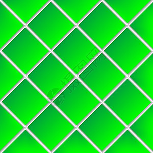绿色阴影陶瓷瓷砖装饰风格白色网格建筑学墙纸艺术地面马赛克正方形图片