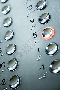 电梯键盘d摄影纽扣金属地面访问数字按钮运输地板图片