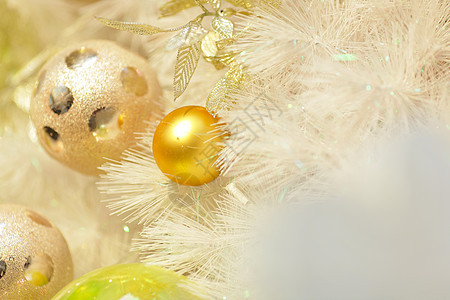 金色圣诞球金子灯泡风格乐趣火花团体假期庆典圆圈玻璃背景图片