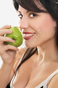禁果女士皮肤饮食绿色诱惑营养福利食物水果损失高清图片