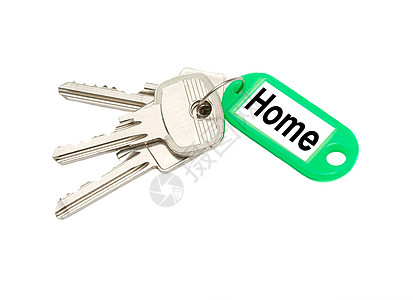 密钥键钥匙圈财产锁具安全储物柜抵押空白钥匙扣房地产标签图片