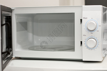 微波海浪刻度房子工具厨房白色时间烤箱拨号器具图片