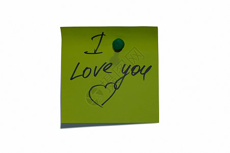 我爱你床单绿色木板笔记标签婚姻笔记本字母写作商业图片