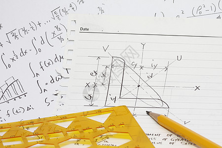 平数计算数学白色公式数字黑色方程理论科学床单背景图片