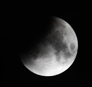 月食21年2月21日阴影月球摄影科学宇宙红色地区天文橙子陨石图片