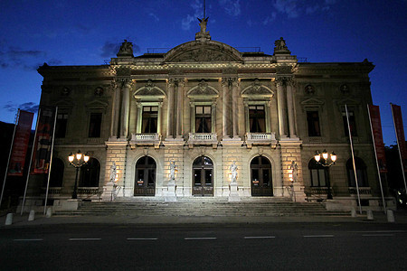 夜幕大剧院 瑞士日内瓦图片