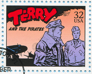 漫画区明信片插图海报标签卡通片艺术信封邮件海盗动画片图片