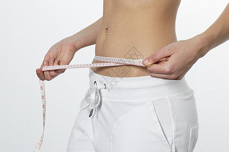 缩略营养测量腰围腰部减肥训练运动腹部维生素数字图片
