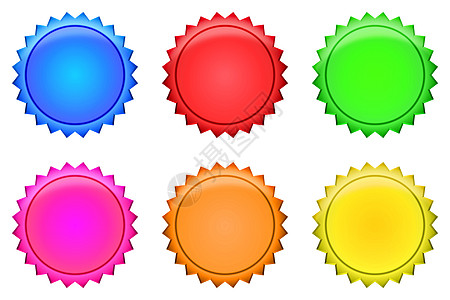 按钮收藏蓝色星星设计网络圆形图表粉色数字徽章圆圈图片