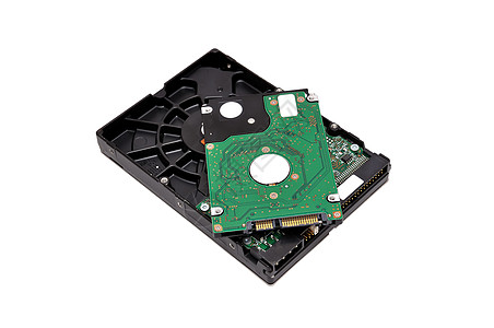 两个硬盘硬件数据芯片筹码白色机械磁盘驾驶黑色贮存图片