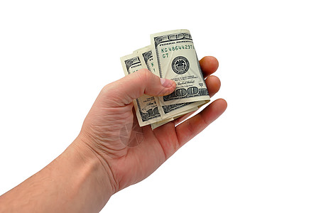 手头美元贷款货币人士商业储蓄经济销售量财富债务手指图片