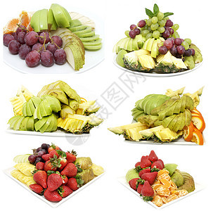 水果果食物水果黄色活力热带叶子团体红色美食家季节性图片