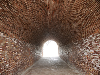 隧道尽头的灯光通道石头辉光光环水平踪迹金库小路中心入口图片