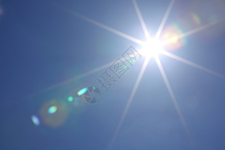 蓝天空中的太阳天气晴天环境臭氧天堂星星气氛季节气候射线平流层高清图片素材