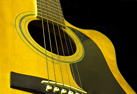 声音吉他特写木头金属黑色闲暇木板木制品棕色指板脖子文化图片
