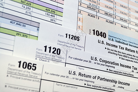 美国所得税申报表1040 1065 1120公司时间图表商业法律税收储蓄会计笔记季节图片