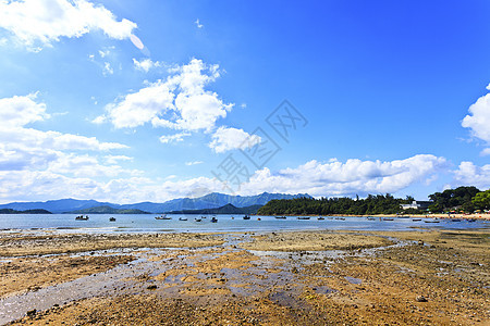 夏季海岸风景图片