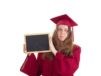 毕业学士使用黑板的女生仪式学生文凭女性成功毕业典礼脑力女士奖学金智力背景