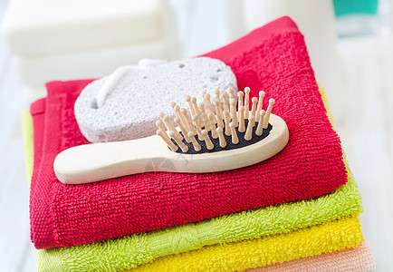 毛毛巾折叠线条棉布按摩宏观材料织物团体洗衣店浴室图片