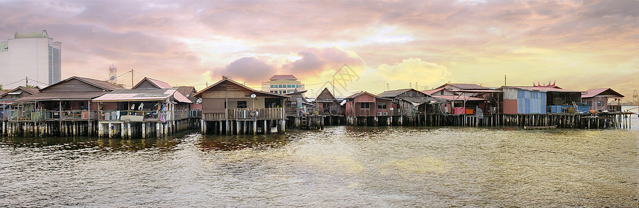 马来西亚第二家园城江堤遗产遗址背景