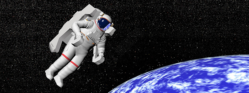 宇宙宇航员看地球  3D转化世界太空人男人旅行头盔海洋工程运输科学飞行员图片
