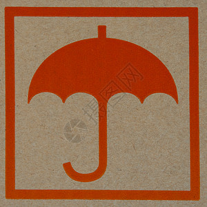 橙色雨伞风暴创造力艺术品橙子艺术横幅季节图片