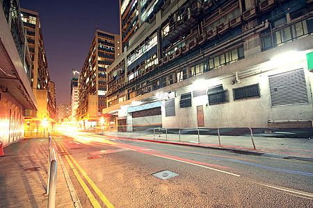 现代城市 晚上有高速公路交通 香港州康运动蓝色汽车街道工厂旅行日落速度运输景观图片