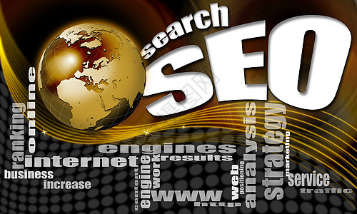 SEO 搜索世界背景互联网高清图片素材