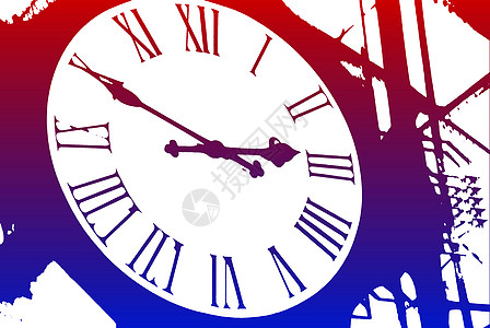 站点时钟物流交通时间表模拟手表表盘时间指针图片