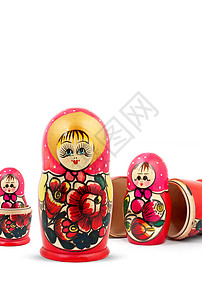 俄罗斯玩偶范例数字友谊收藏套娃玩具婴儿白色娃娃手工图片