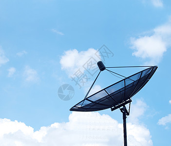 卫星天线商业海浪电视天空接待科学数据全球网络信号图片