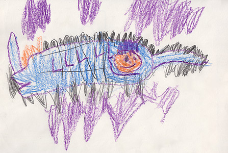 儿童绘画铅笔艺术教育乐趣素描画像草图插图太阳飞行员图片