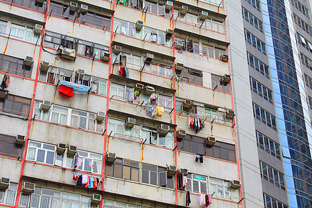 香港的包装住房财产人群天空民众建筑男人土地家庭城市住宅图片