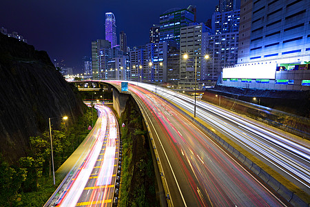 夜间与城市交接运输交通建筑运动戏剧性市中心地球旅行街道线条图片