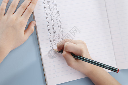 家庭工作练习册条纹标准文书家庭作业学校写作教育帮助草图背景图片