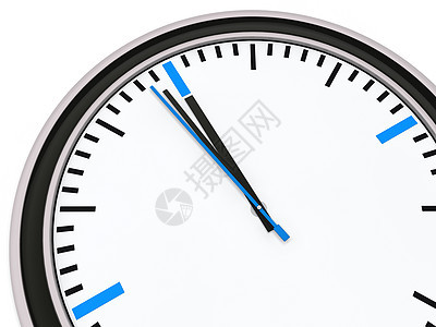 12分1分钟的时钟商业黑色指针插图蓝色警报办公室小时手表数字图片