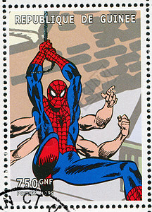 蜘蛛侠漫画卡通片面具邮戳海豹海报肌肉艺术明信片邮资图片