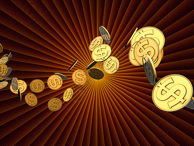押金美元网格运动黄色销售量财富金子橙子硬币墙纸贷款图片