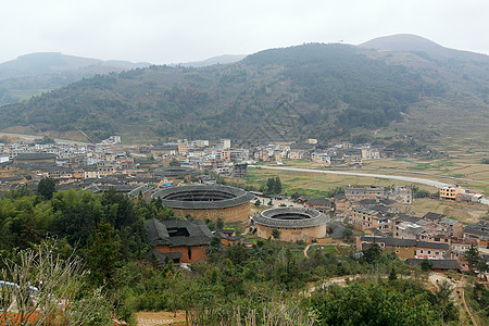 陈曦中国福建图卢 旧建筑概况遗产地球学校团体土楼文化瓷砖砖块桌面家庭背景