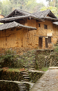 福建图卢中国特殊建筑寺庙艺术世界学校客家风景砖块农村历史性土楼图片