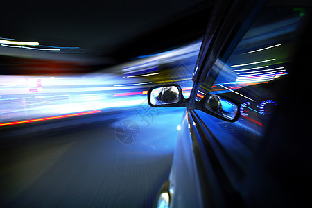 夜车驾车运输城市速度旅行车道蓝色场景驾驶天空生活图片