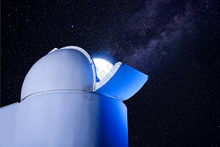 可测量空间星夜天文观测台圆顶背景