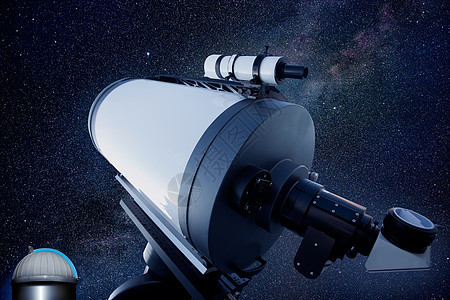 可测量空间天文学观测天文观测台望远镜星夜星星勘探天空知识测量星系学习技术乐器圆顶背景