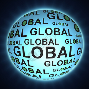 全球概念世界球形黑色全世界地球蓝色地理环境商业技术图片