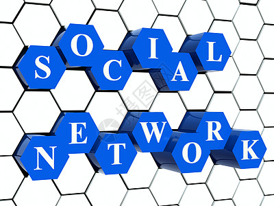 社会网络     细胞结构中的蓝色六环图片