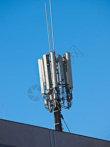 天天线信号技术电话通讯蓝色数据收音机水平住宅细胞图片